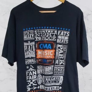 ☆CMA Music Festival☆ 2015 Men's Sovenier Graphic Tee